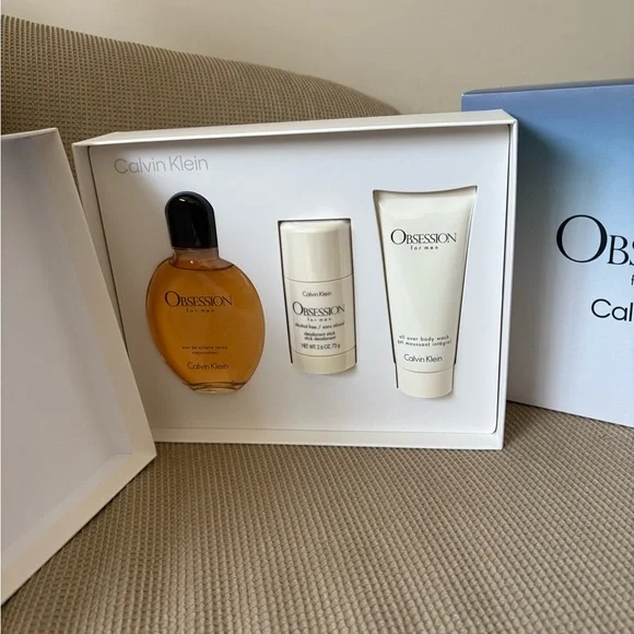 Calvin Klein Obsession for Men Fragrance Set - Amber and White - Picture 4 of 6